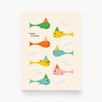 Party Fish Birthday Card