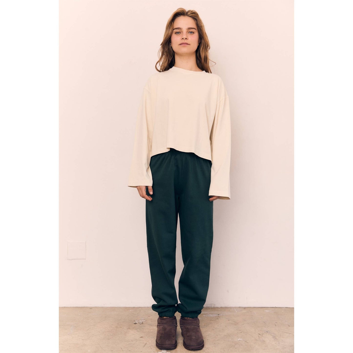 Cotton Oversized Long Sleeve Tee