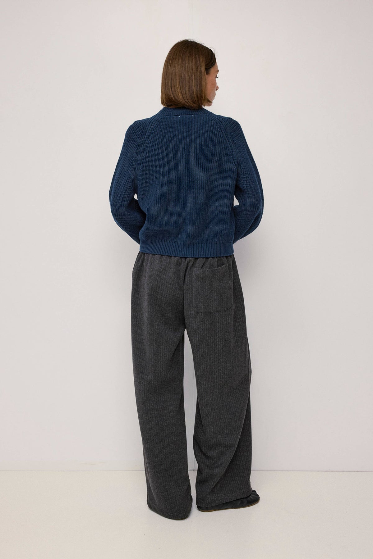 Hazel Chunky Ribbed Cotton Cardigan