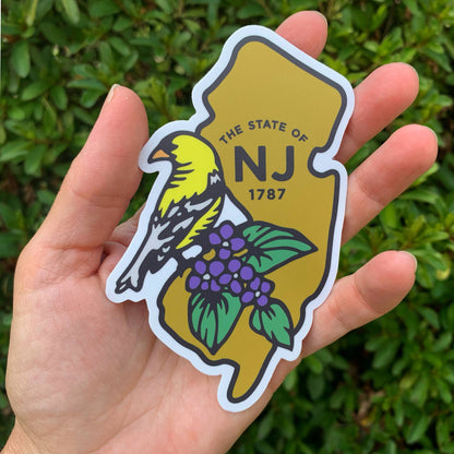 State of New Jersey Sticker