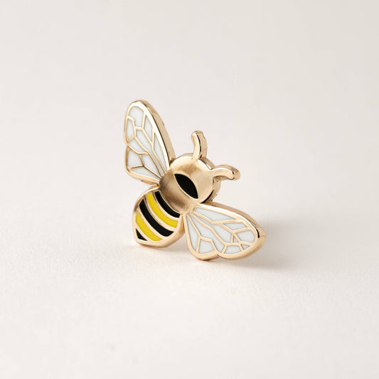 Queen Honey Bee Hard Enamel Lapel Pin