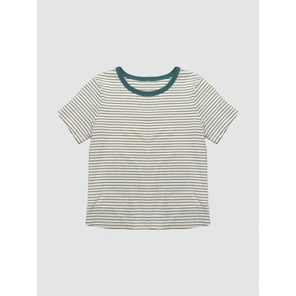 STRIPED COTTON TEE