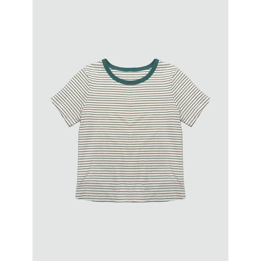 STRIPED COTTON TEE
