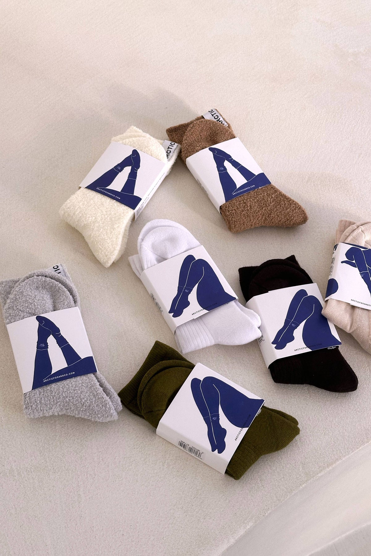 Cobalt Bamboo Arch Support Socks for Women
