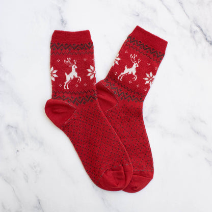 Christmas Deer Socks