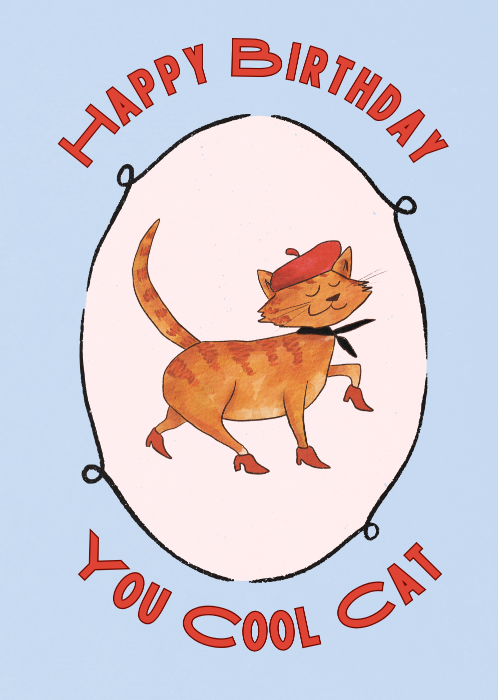 You Cool Cat Birthday Card