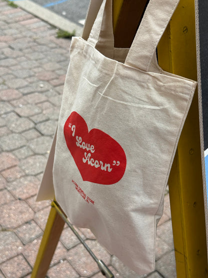 “I Love Acorn” Tote