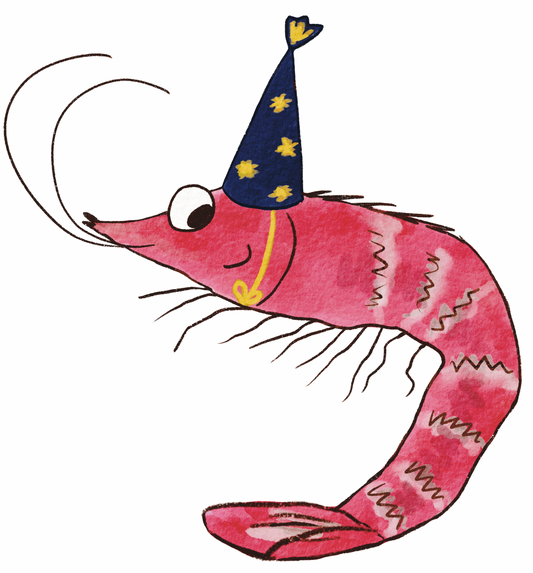 Party Shrimp Sticker