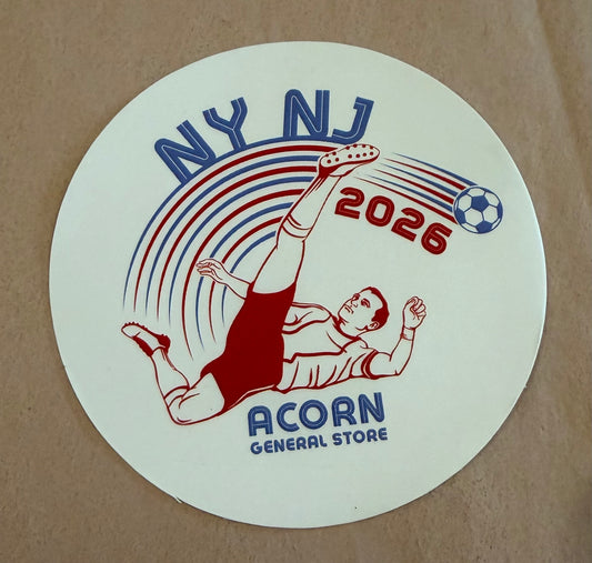 NY NJ Soccer Sticker