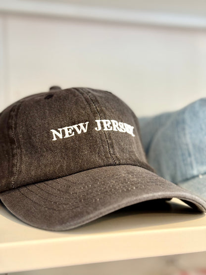 New Jersey Denim Baseball Cap