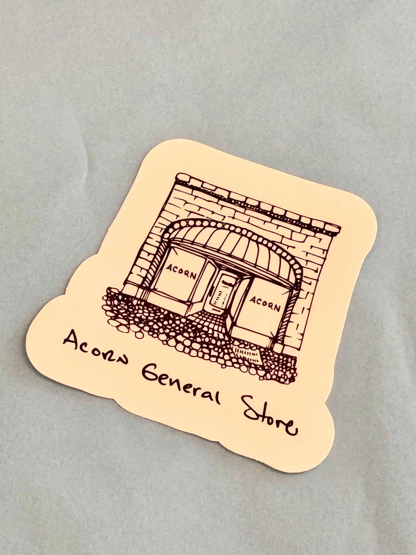 Acorn General Store Storefront Sticker