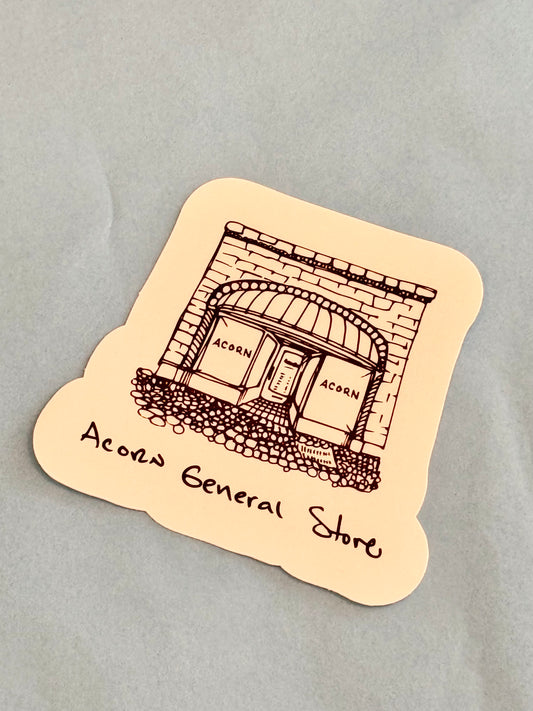 Acorn General Store Storefront Sticker