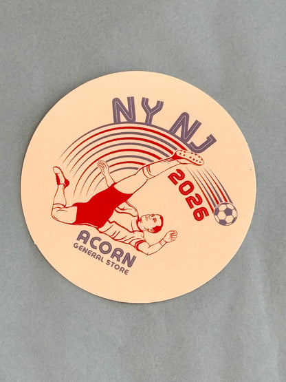 NY NJ Soccer Sticker