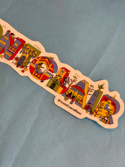 Montclair Landmark Bumper Sticker