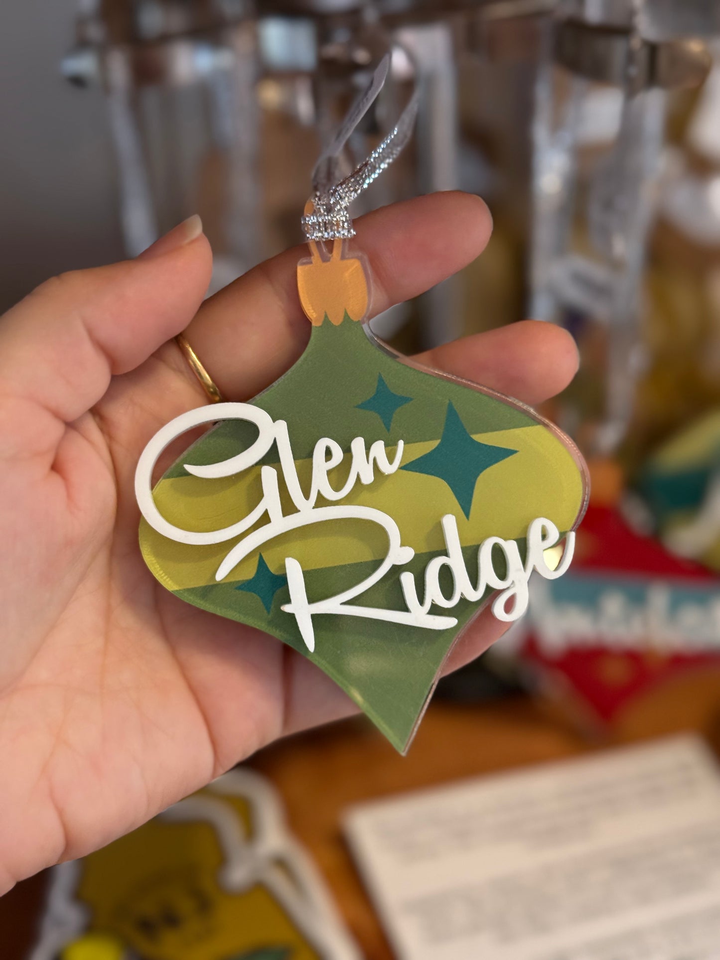 Vintage Inspired Bauble Ornament