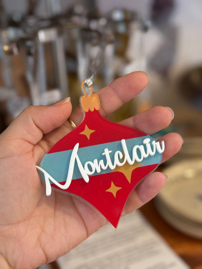 Vintage Inspired Bauble Ornament