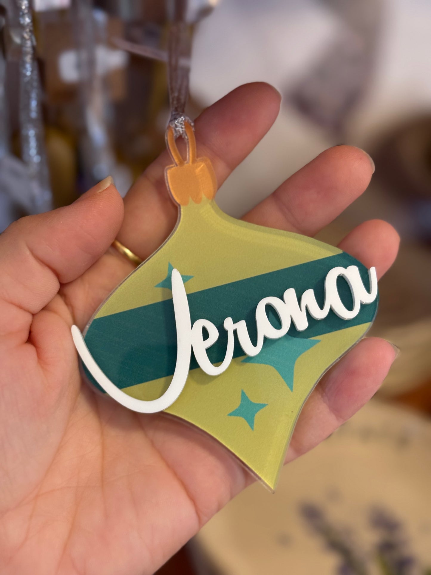 Vintage Inspired Bauble Ornament