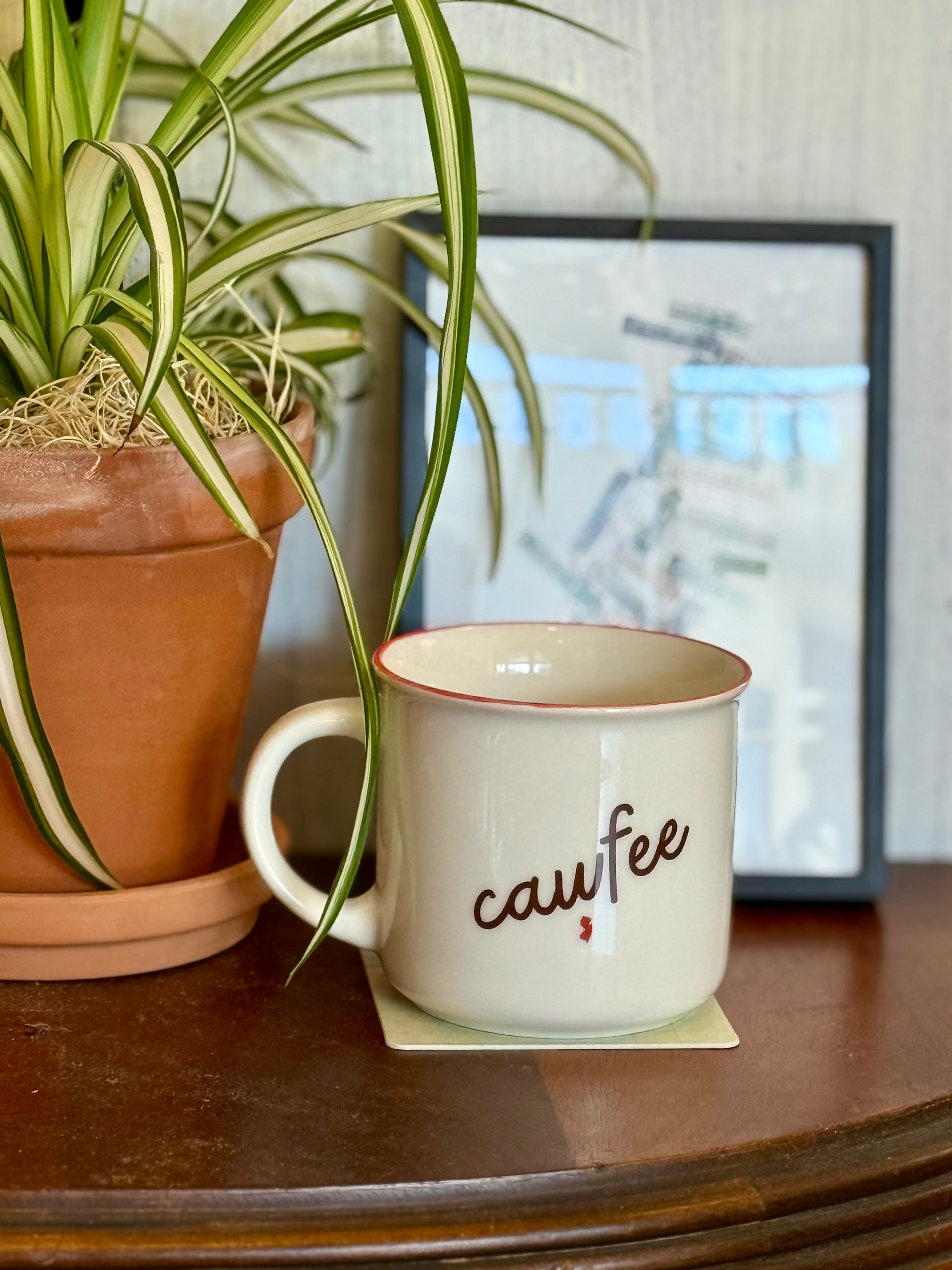 'Cawfee' Mug | New York/NJ Accent Mug | Acorn  Acorn General Store