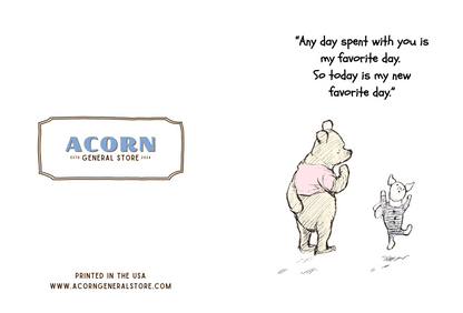 Pooh "Any Day" Card