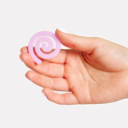 Spiral Clip in Lilac