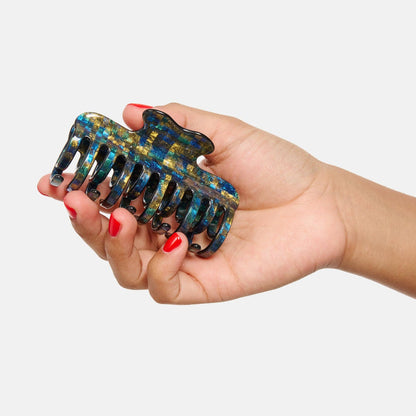 Jojo Hair Claw in Small Dark Sparkle