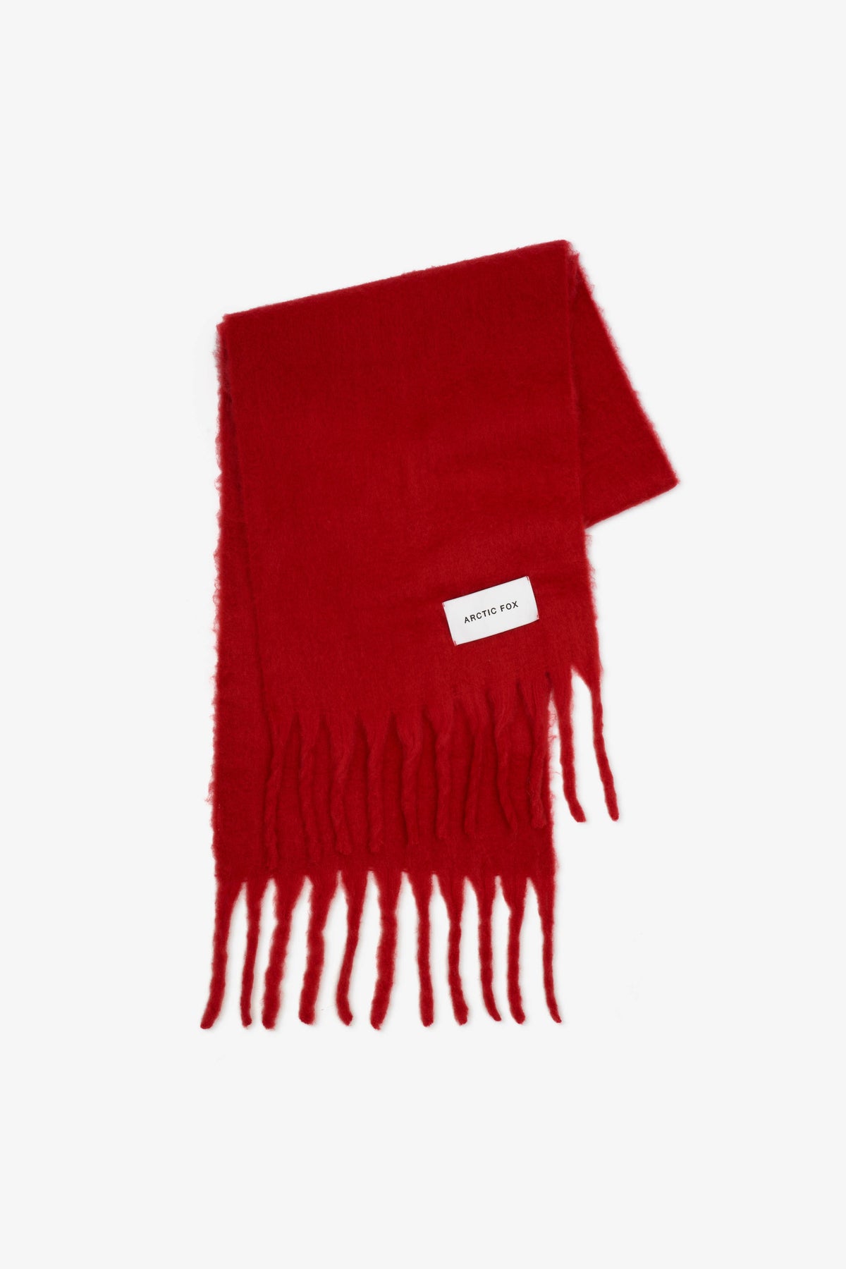 Crimson Red Stockholm Recycled Winter Scarf