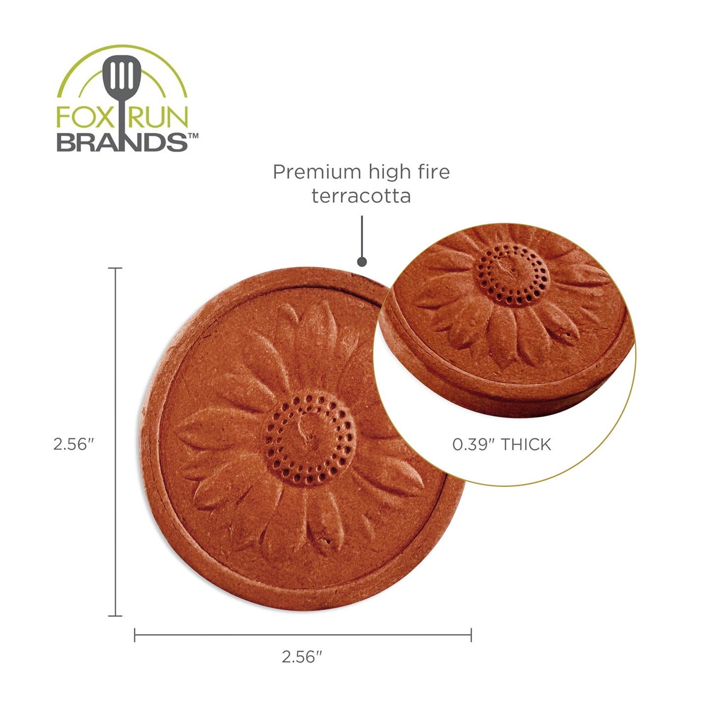 Terracotta Brown Sugar Keeper Sunflower Set