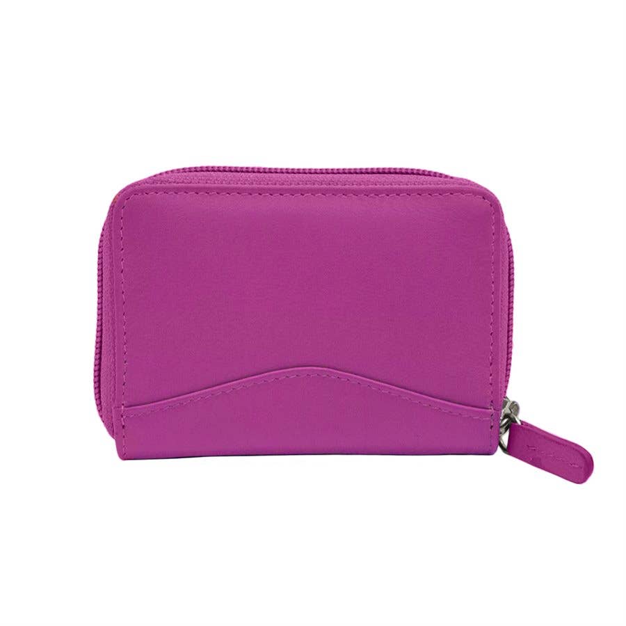 Leather Accordion Card Holder