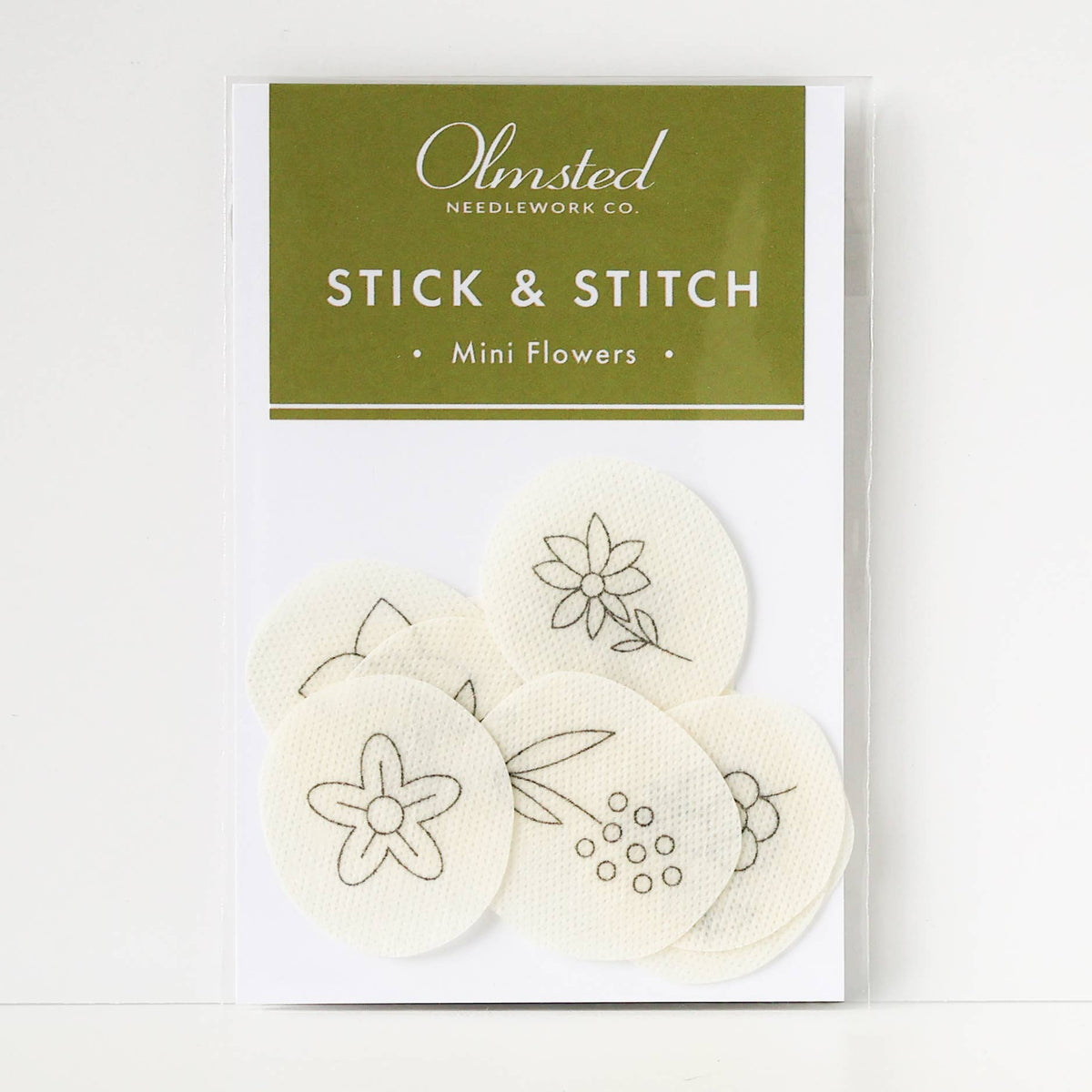 Mini Flowers Stick and Stitch Embroidery Patterns