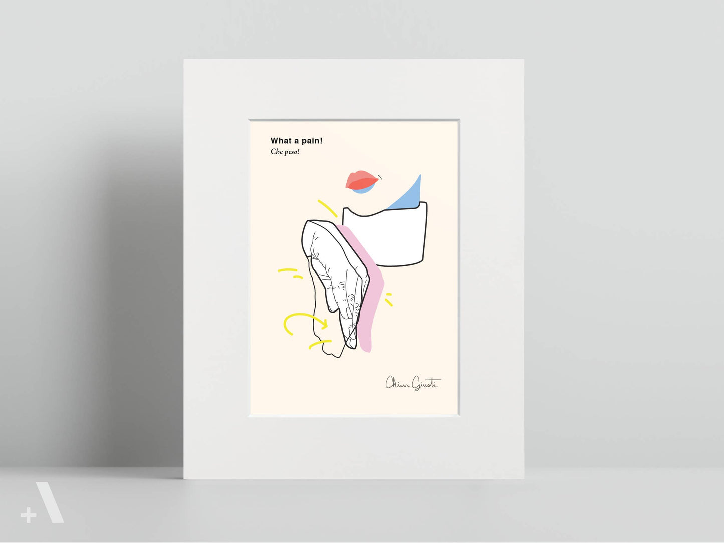 Italian Hand Gestures Illustrated Art Print