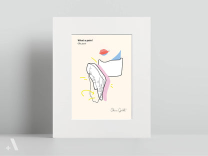 Italian Hand Gestures Illustrated Art Print