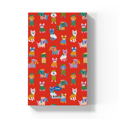 Paris Pups Layflat Notebook
