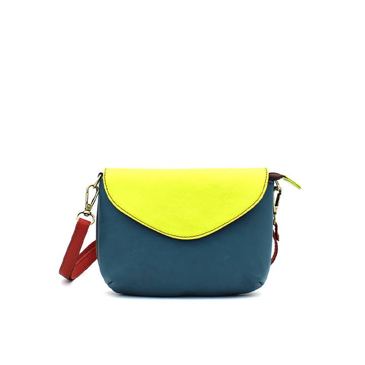 100% Recycled Leather Sling Belt Bag