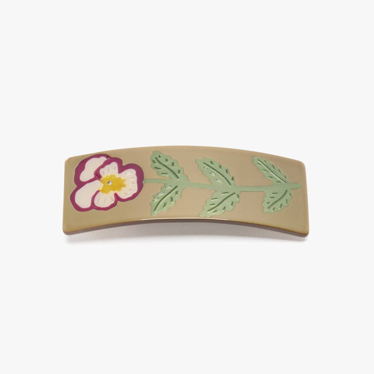 Pansy Flower Barrette