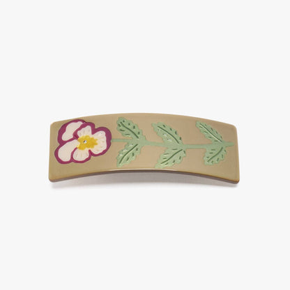 Pansy Flower Barrette