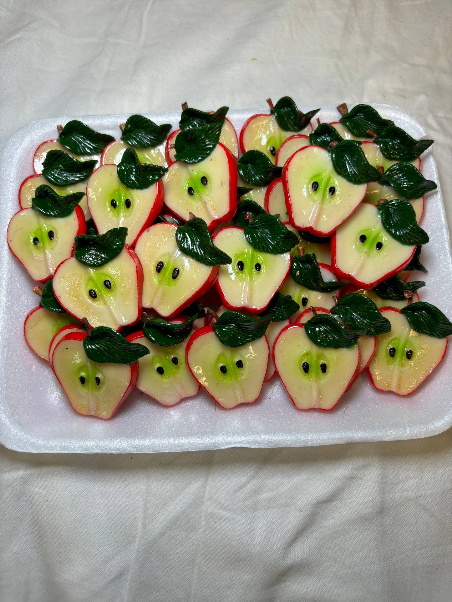 Sliced Apple Handmade Kitchen Magnet