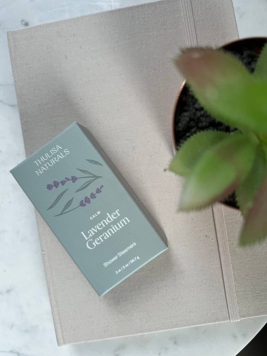 Lavender Geranium Shower Steamers