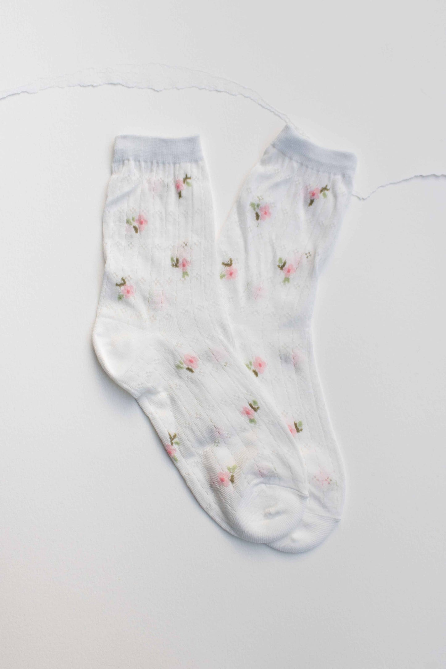Mini Floral Cotton Socks