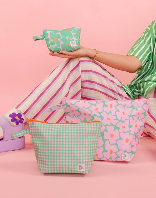 Handy Pouches :  Blossom Blueberry