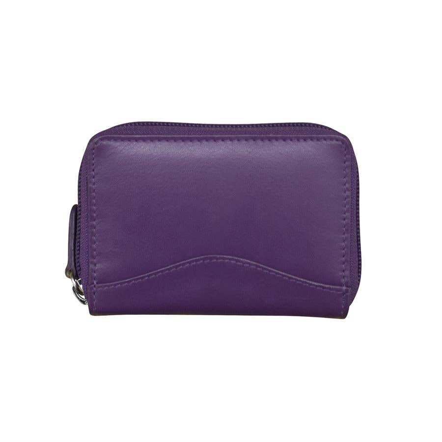 Leather Accordion Card Holder