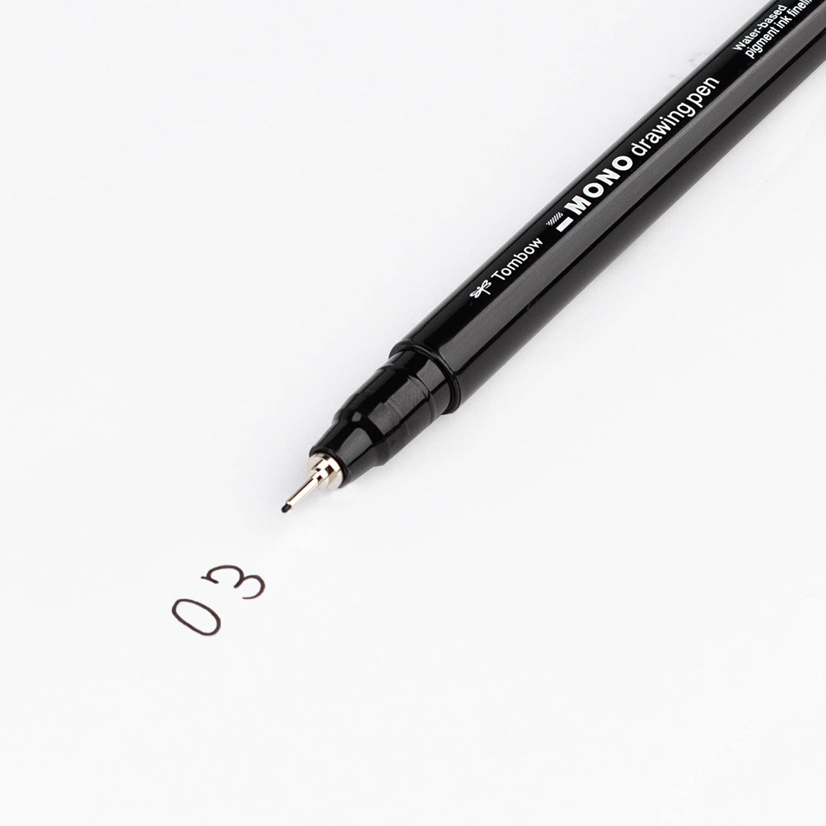 Tombow MONO Black Drawing Pen Six Tip Sizes