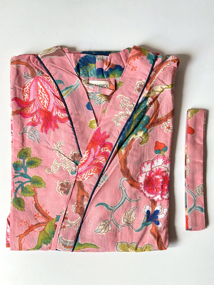 Soft Pure Cotton Kimono Robe