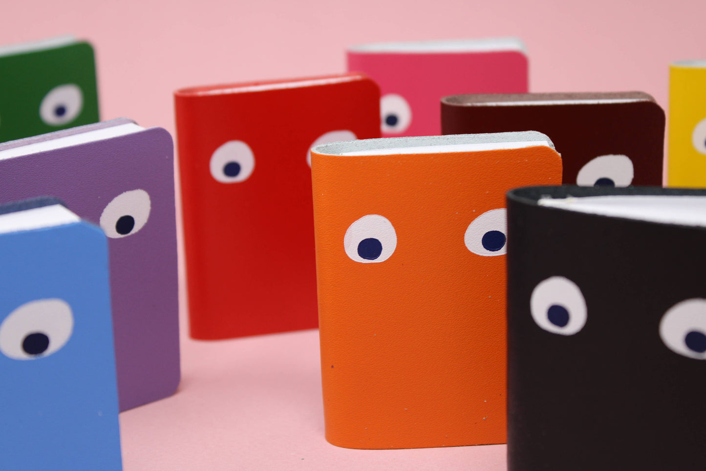 Googly Eye Mini Leather Notebook