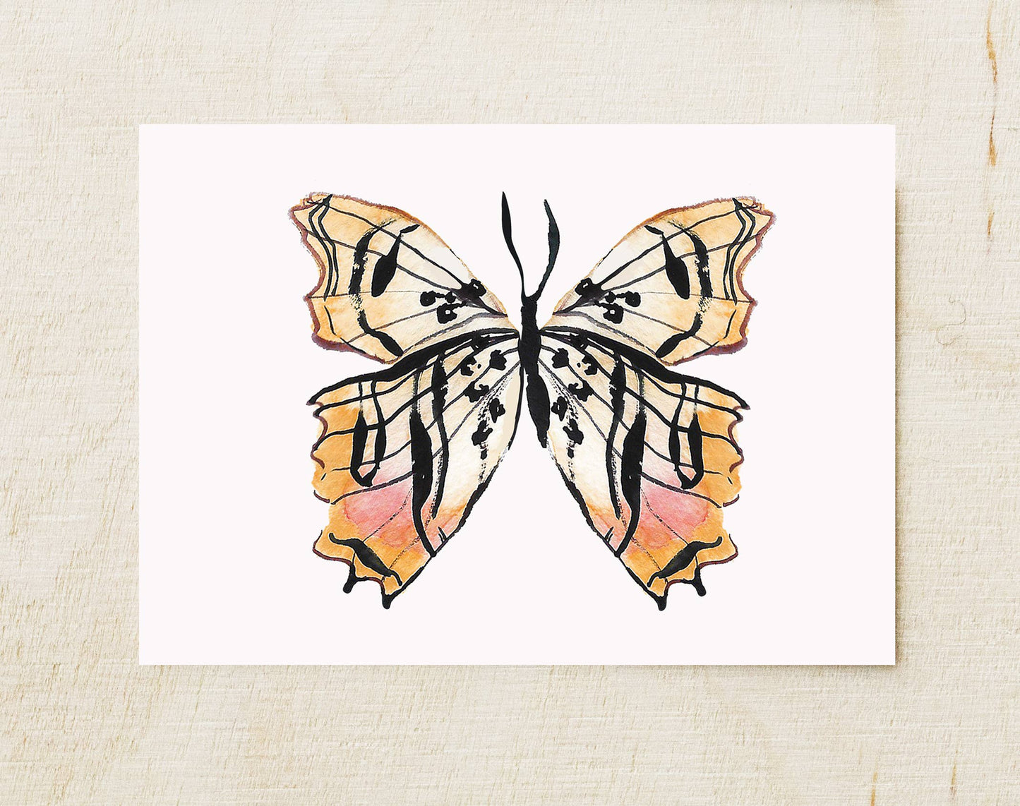 Butterfly Watercolor Art Print