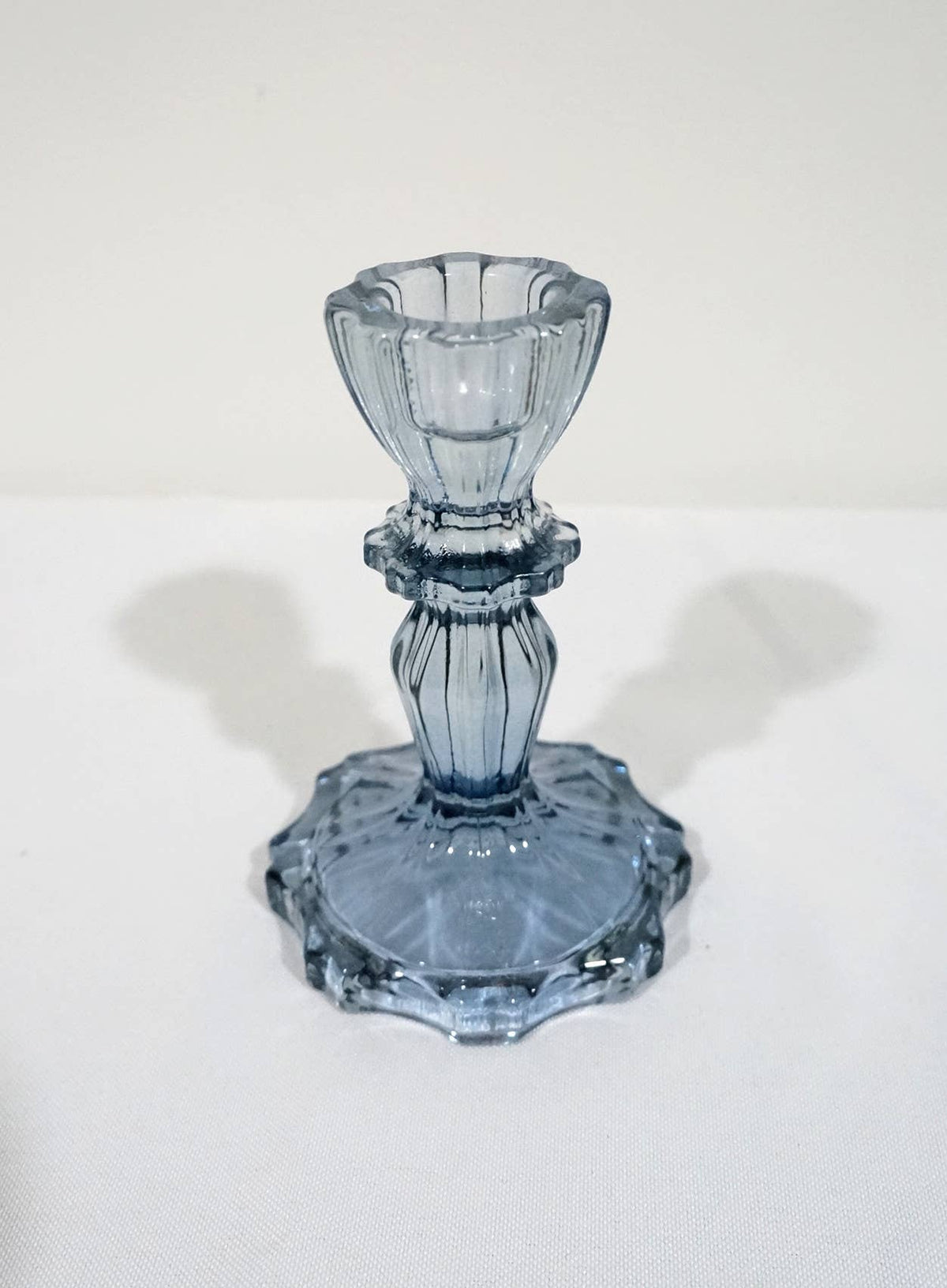 Glass Candlestick Holder, Taper Candle Stand