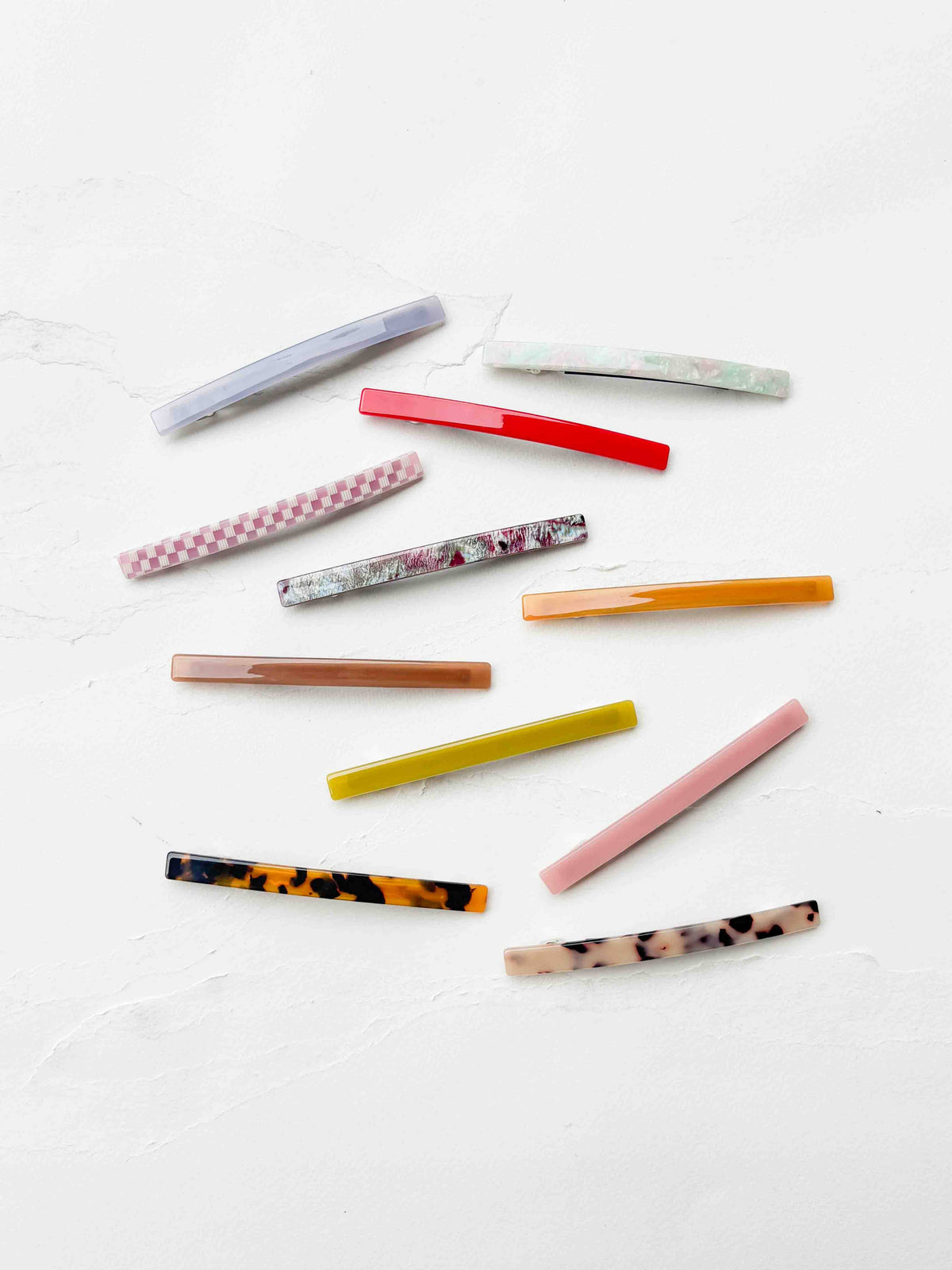 Cellulose Acetate French Hair Barrette Clip
