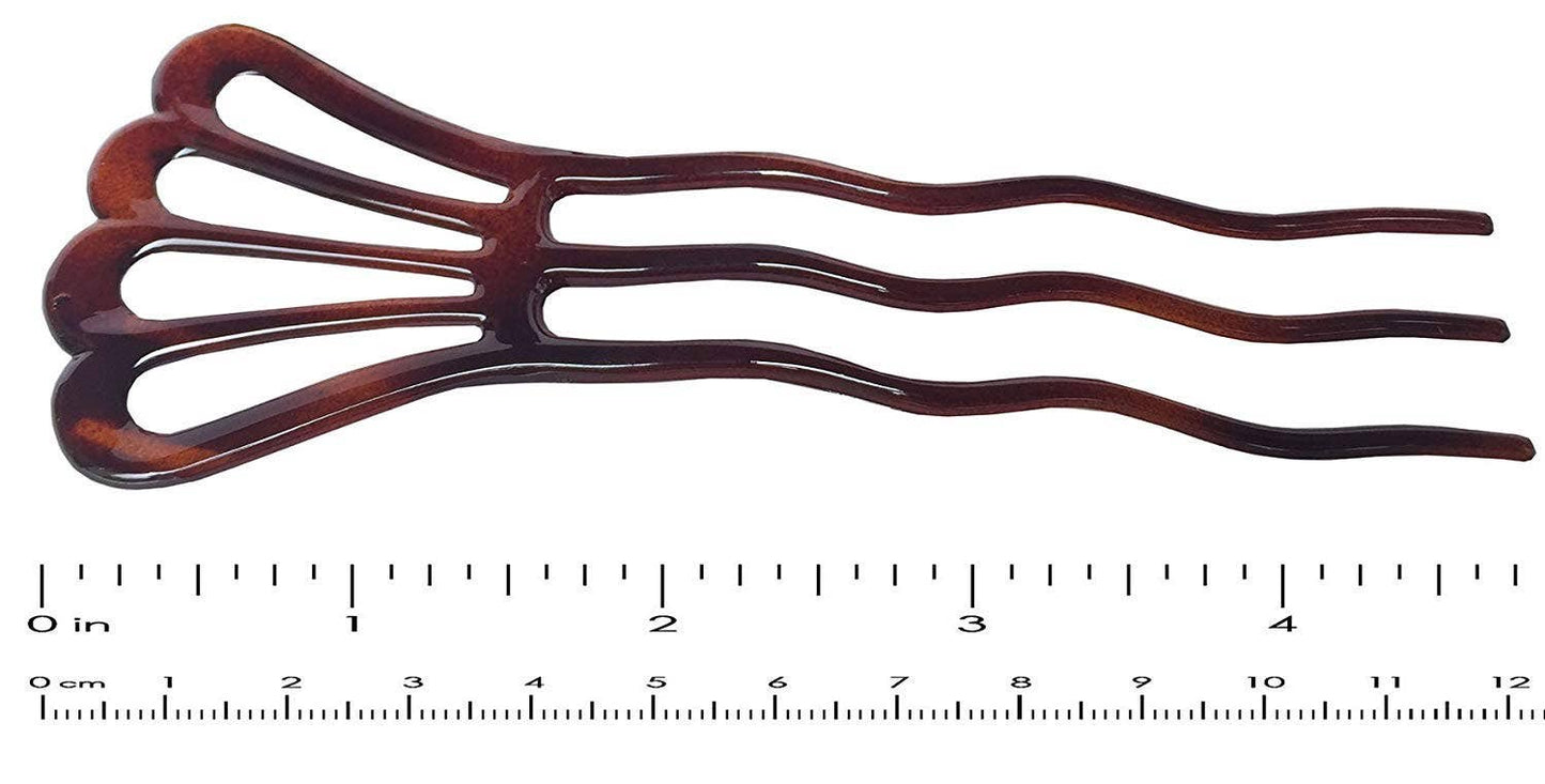 French Wavy Shell Hair Pin Stick