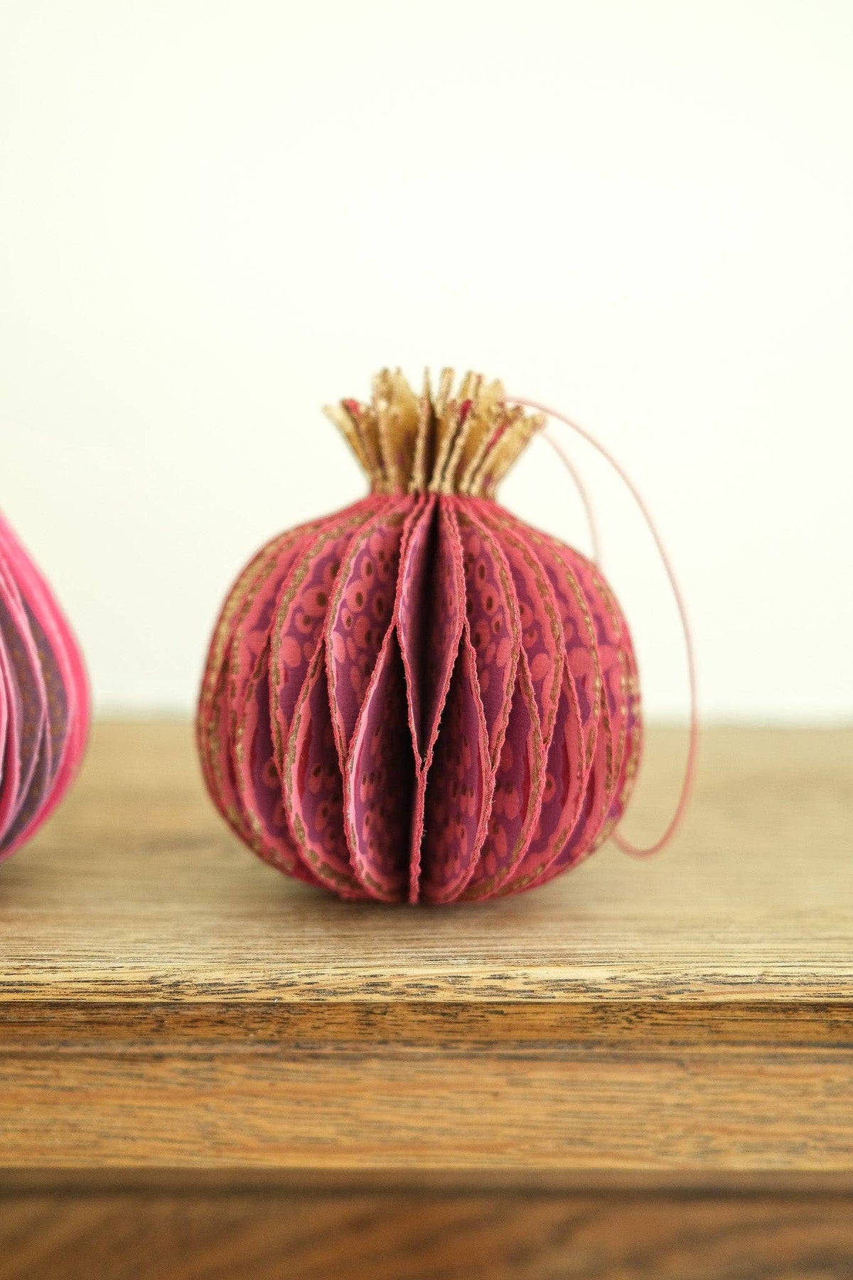Pomegranate Honeycomb Paper Ornament