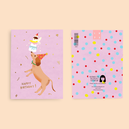 PARTY DOG - Birthday Card