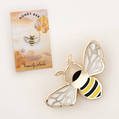 Queen Honey Bee Hard Enamel Lapel Pin